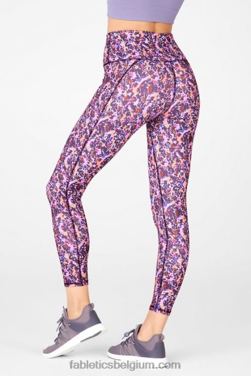 zacht wit mini nueue camo/willow bark-logo vrouwen define powerhold hoog getailleerde 7/8 legging 37 Fabletics LH20J728