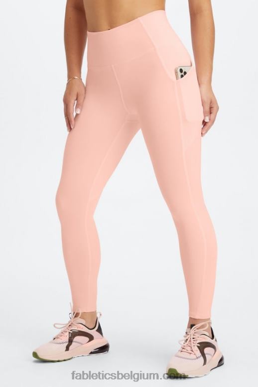 zachte schaal vrouwen oasis pureluxe 7/8 legging met hoge taille 51 Fabletics LH20J801