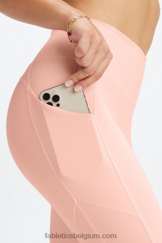 zachte schaal vrouwen oasis pureluxe 7/8 legging met hoge taille 51 Fabletics LH20J801