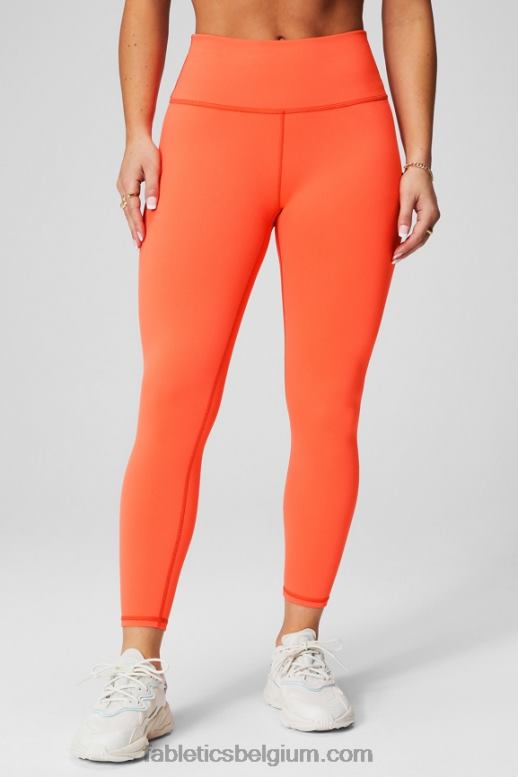 zilverreiger / kromgetrokken vrouwen define powerhold hoog getailleerde 7/8 legging 22 Fabletics LH20J654