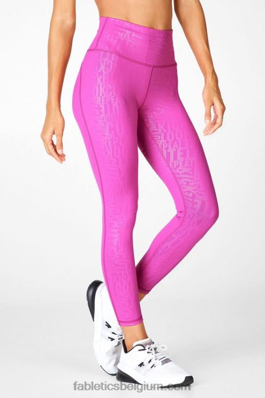 zilverreiger/reiger-logo vrouwen define powerhold hoog getailleerde 7/8 legging 35 Fabletics LH20J718