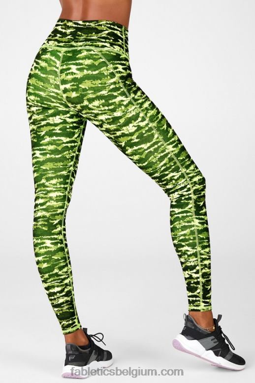 zure appel tijgerin vrouwen define powerhold hoog getailleerde legging 75 Fabletics LH20J978