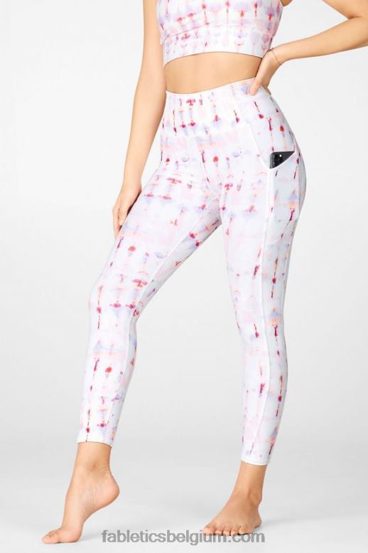 zwaaien vrouwen oasis pureluxe 7/8 legging met hoge taille 82 Fabletics LH20J1151