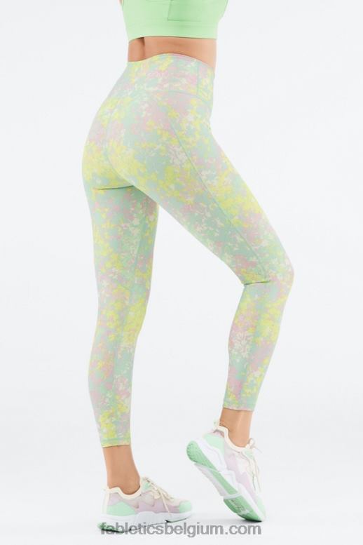 zwart/ombre sport vrouwen define powerhold hoog getailleerde 7/8 legging 32 Fabletics LH20J705