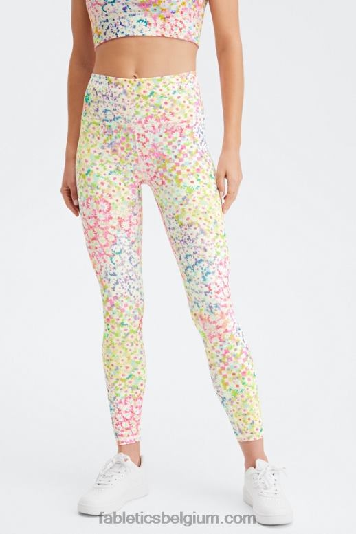 zwart/reflecterend zilver vrouwen define powerhold hoog getailleerde 7/8 legging 29 Fabletics LH20J691