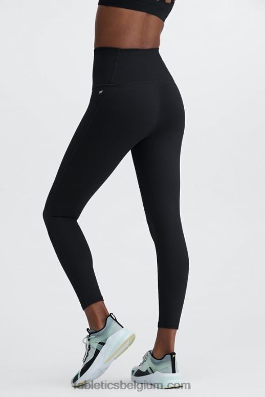 zwart vrouwen define powerhold ultra hw 7/8 legging Fabletics LH20J1011