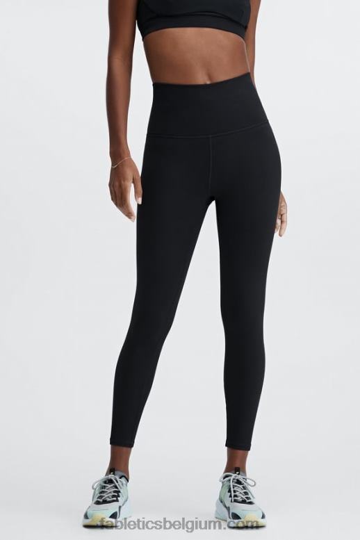 zwart vrouwen define powerhold ultra hw 7/8 legging Fabletics LH20J1011