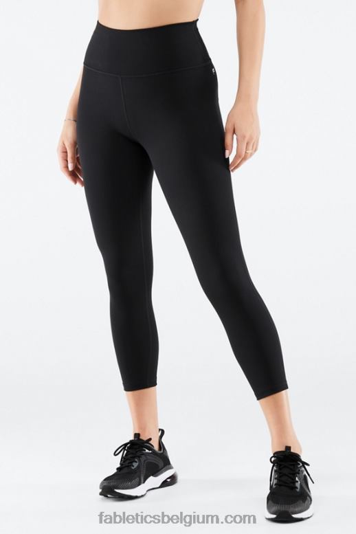 zwart vrouwen definieer powerhold capri met hoge taille Fabletics LH20J986