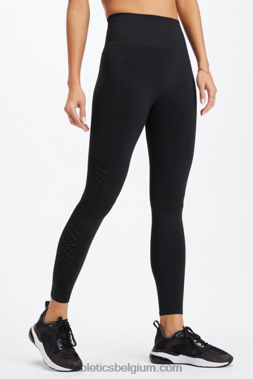zwart vrouwen eco sync hoog getailleerde 7/8 legging Fabletics LH20J1170