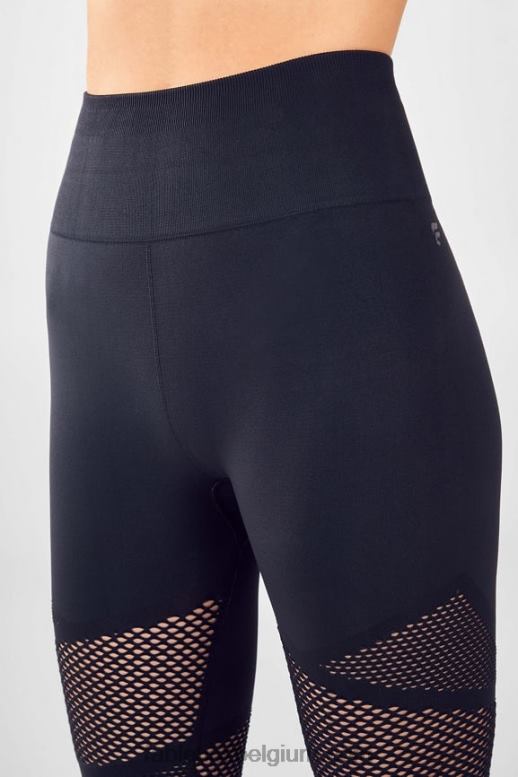 zwart vrouwen mozaïek hoge taille 7/8 Fabletics LH20J1225