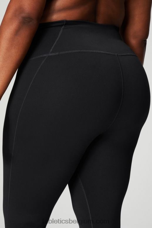 zwart vrouwen overal motion365+ legging met hoge taille Fabletics LH20J946