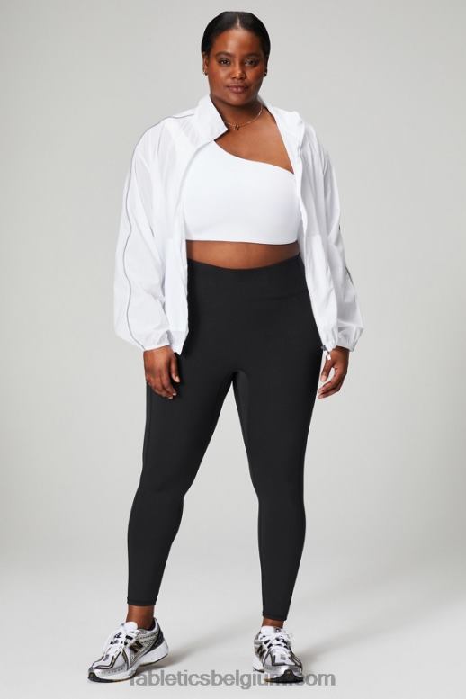 zwart vrouwen overal motion365+ utility-legging met hoge taille Fabletics LH20J1022