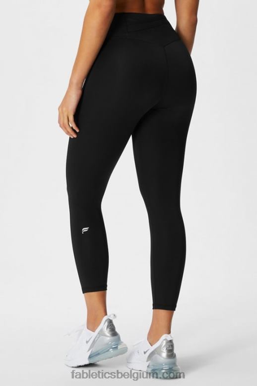 zwart vrouwen trinity motion365+ capri met hoge taille Fabletics LH20J991