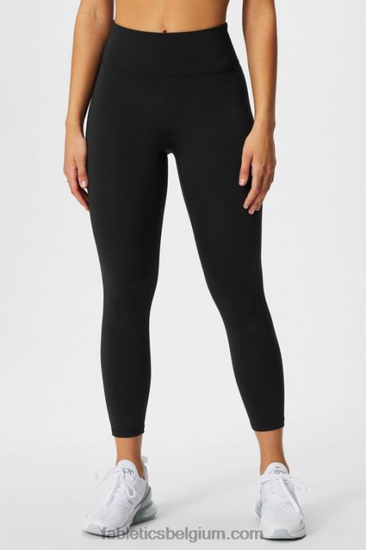 zwart vrouwen trinity motion365+ capri met hoge taille Fabletics LH20J991