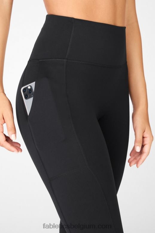 zwart vrouwen trinity motion365+ hw utility legging Fabletics LH20J1091