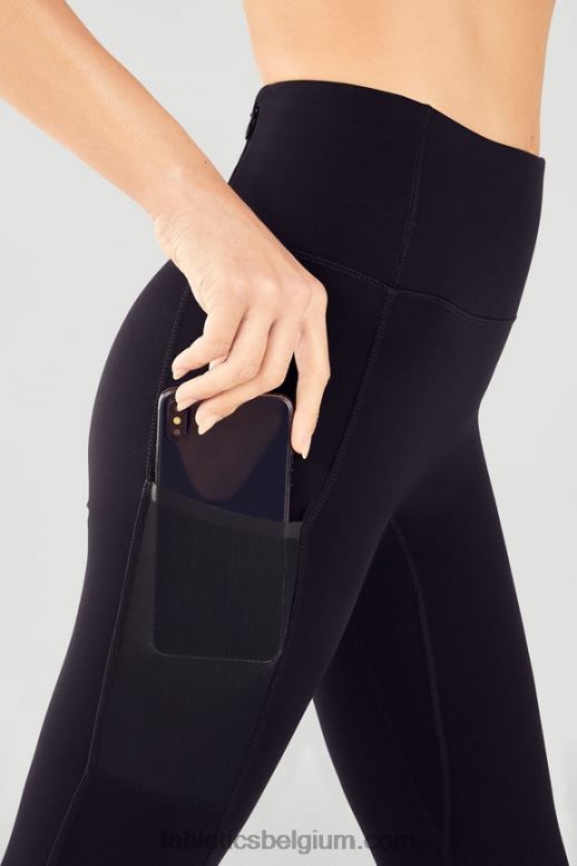 zwart vrouwen trinity motion365 hw utility legging Fabletics LH20J1275