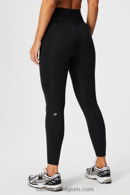 zwart vrouwen trinity motion365+ legging met hoge taille Fabletics LH20J955