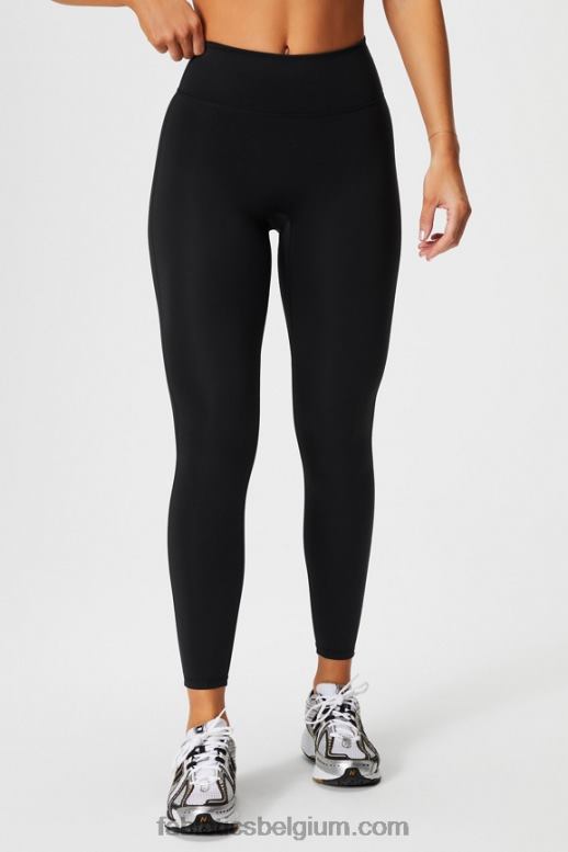 zwart vrouwen trinity motion365+ legging met hoge taille Fabletics LH20J955