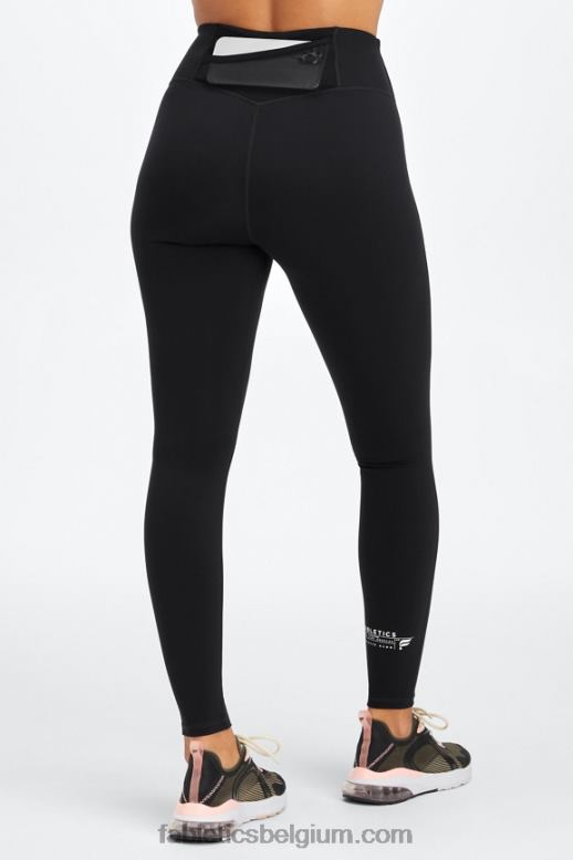 zwarte/atletische club vrouwen trinity motion365 legging met hoge taille 77 Fabletics LH20J1102