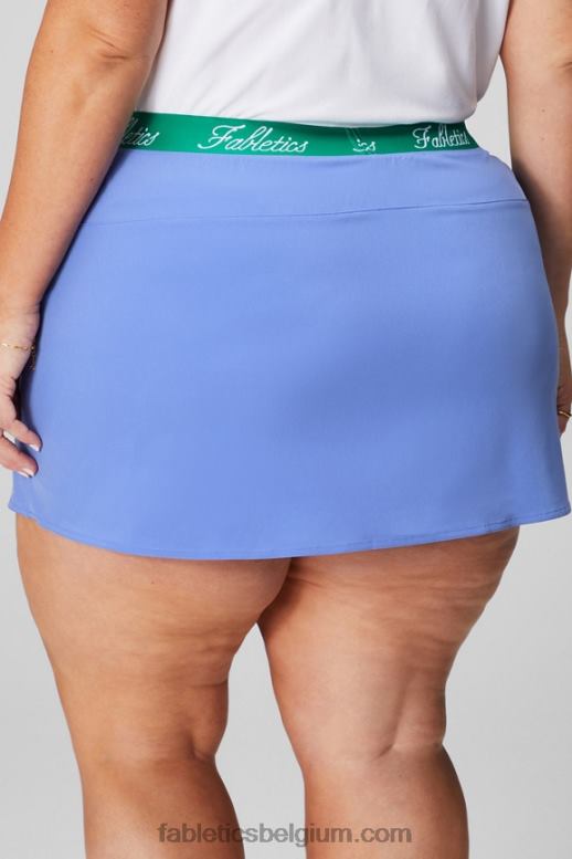 maagdenpalm punch/grasgroen vrouwen geweven zakrok met ingebouwde short Fabletics LH20J628