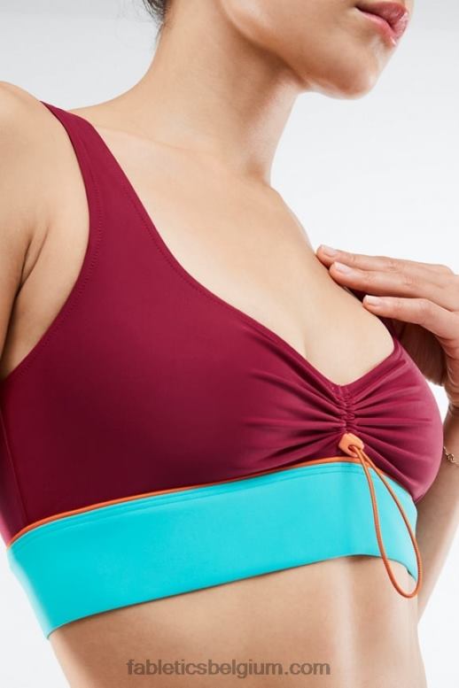 baksteen/multi vrouwen fiona low-impact sportbeha Fabletics LH20J1651