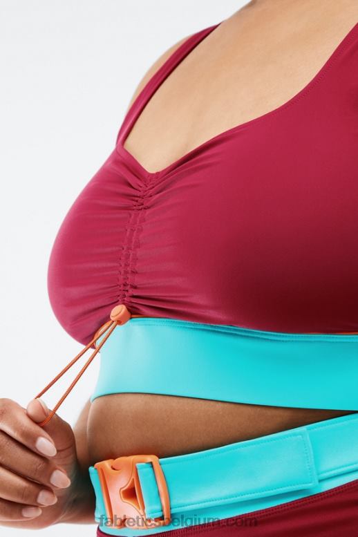 baksteen/multi vrouwen fiona low-impact sportbeha Fabletics LH20J1652
