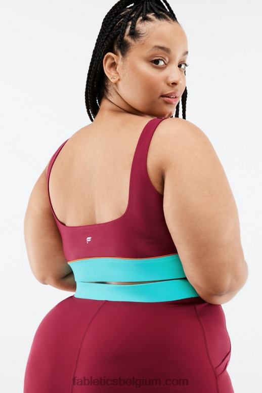 baksteen/multi vrouwen fiona low-impact sportbeha Fabletics LH20J1652