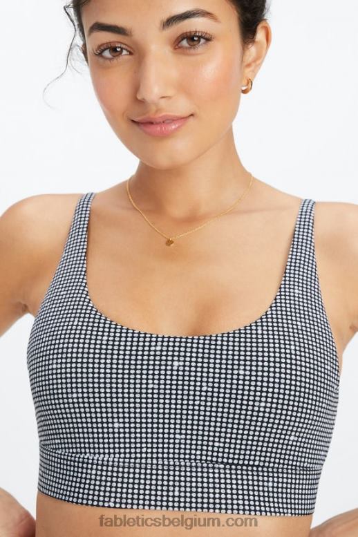bling bling/zwart vrouwen fijne bralette met ronde hals Fabletics LH20J1569