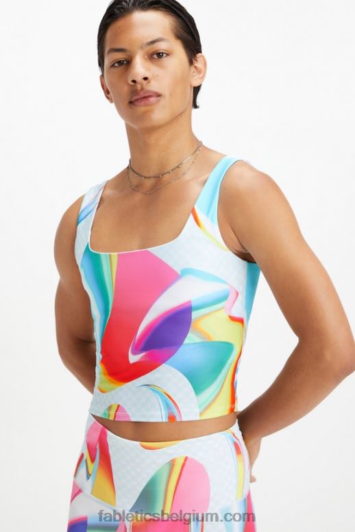 carnaval vrouwen trots ingebouwde bh-tank Fabletics LH20J1586