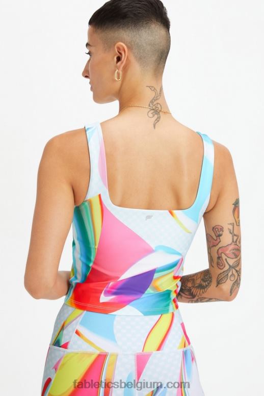 carnaval vrouwen trots ingebouwde bh-tank Fabletics LH20J1586