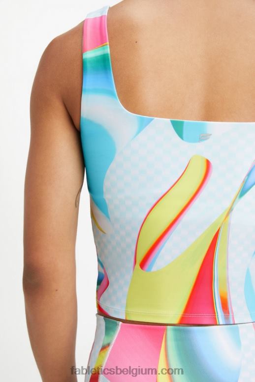 carnaval vrouwen trots ingebouwde bh-tank Fabletics LH20J1586
