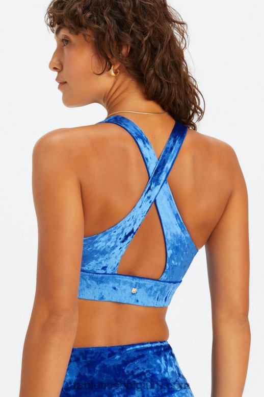 celeste vrouwen oasis geplet velours twist sportbeha Fabletics LH20J1529