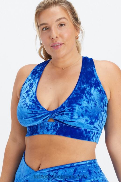 celeste vrouwen oasis geplet velours twist sportbeha Fabletics LH20J1530