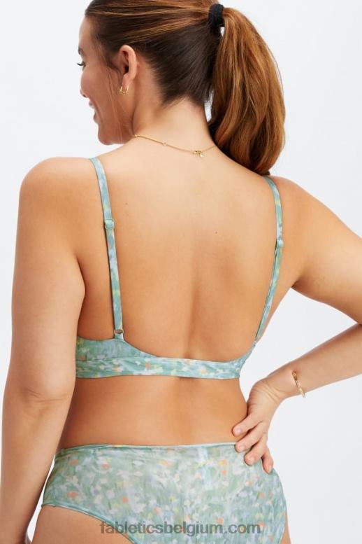 daglicht tuin vrouwen fijn aanvoelende triangelbralette Fabletics LH20J1542