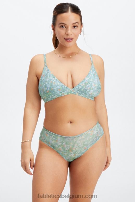 daglicht tuin vrouwen fijn aanvoelende triangelbralette Fabletics LH20J1542