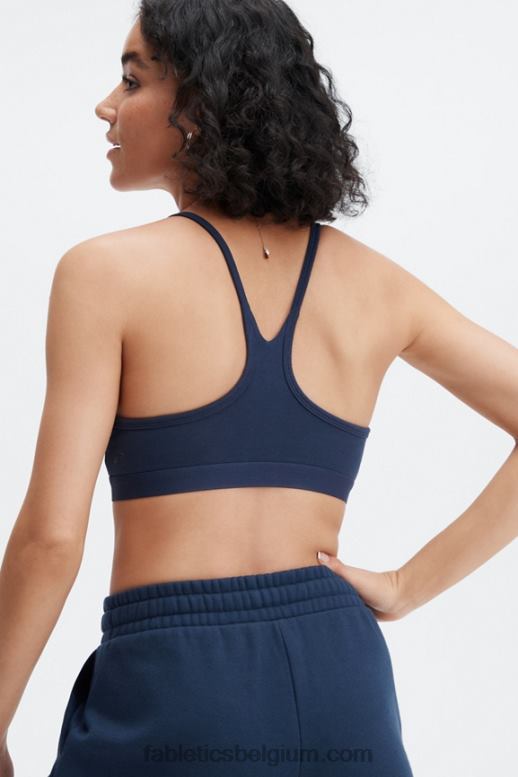 diepe marine vrouwen live-in racerback bralette Fabletics LH20J1555