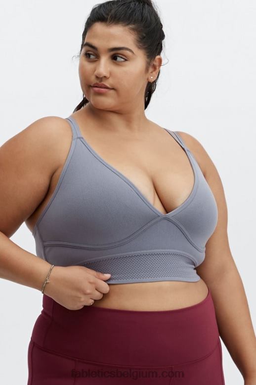 donkere regenwolk vrouwen jenni sculptknit sportbeha Fabletics LH20J1636