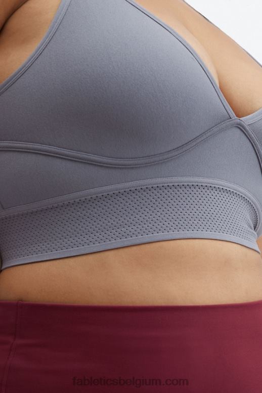 donkere regenwolk vrouwen jenni sculptknit sportbeha Fabletics LH20J1636