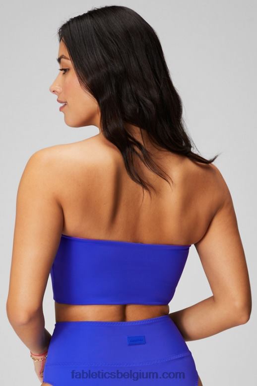 extreme koninklijk/roze ontsnapping vrouwen multi-wear bandeau zwemtop Fabletics LH20J1504