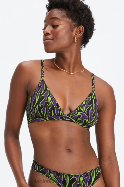gloed meisje vrouwen fijn aanvoelende triangelbralette Fabletics LH20J1537