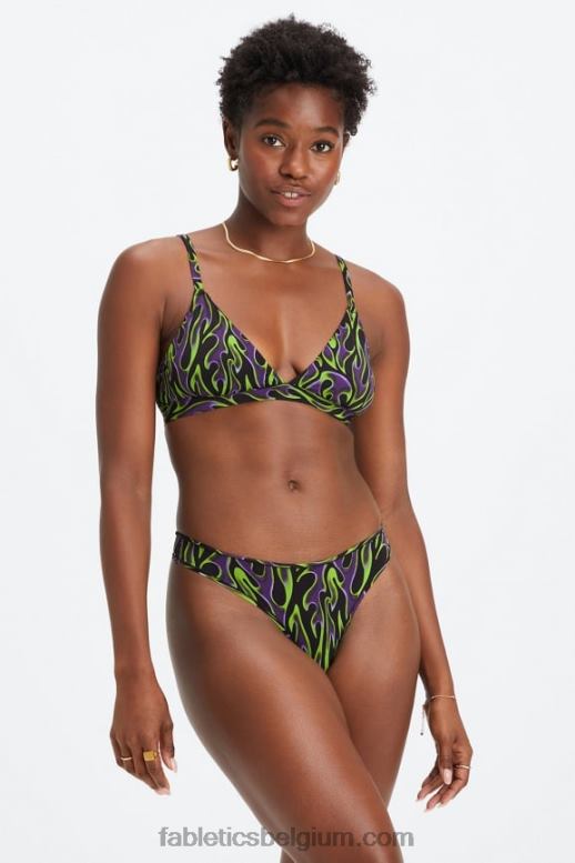 gloed meisje vrouwen fijn aanvoelende triangelbralette Fabletics LH20J1537