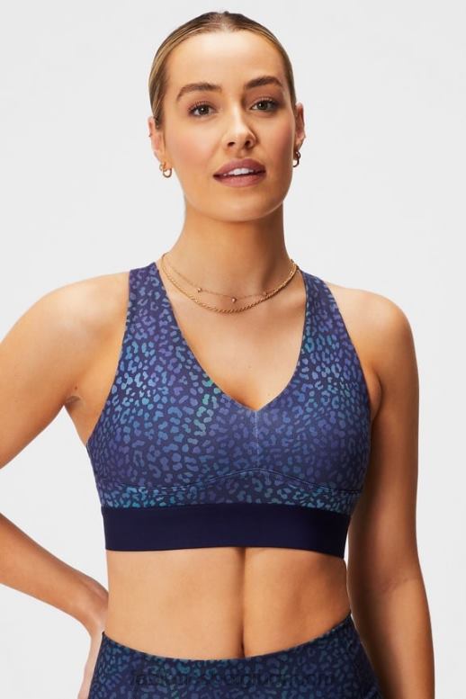 heatmap luipaard/donkerblauw vrouwen de hele dag elke dag bh 100 Fabletics LH20J1466