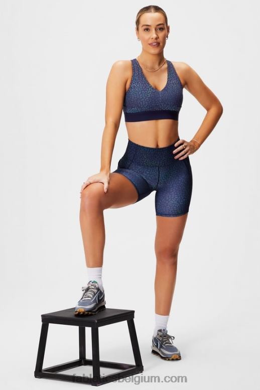 heatmap luipaard/donkerblauw vrouwen de hele dag elke dag bh 100 Fabletics LH20J1466