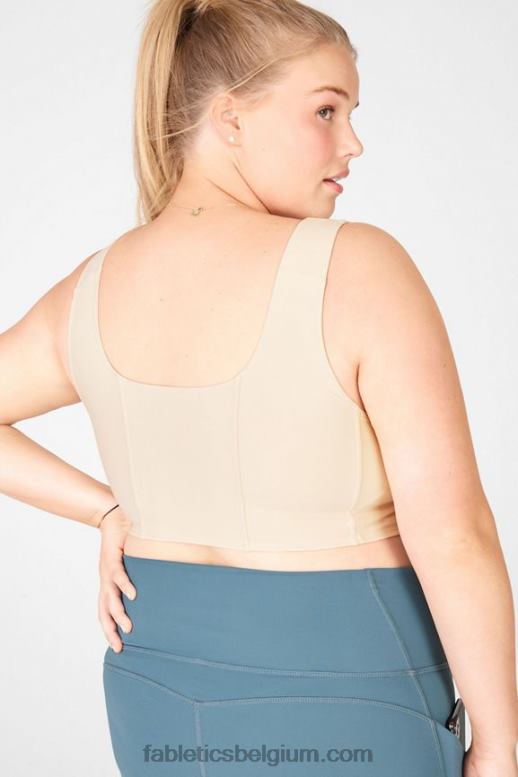 honing melk vrouwen Charolette sportbeha met lage impact Fabletics LH20J1692
