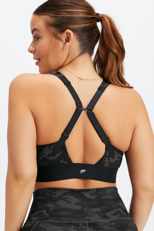 houtskool camouflage vrouwen de hele dag elke dag beha 102 Fabletics LH20J1476