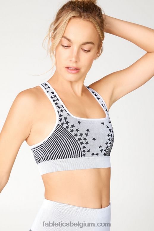 ijsgrijs/zwart vrouwen ster naadloze beha Fabletics LH20J1682