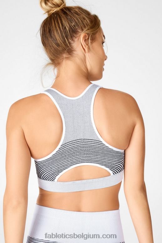 ijsgrijs/zwart vrouwen ster naadloze beha Fabletics LH20J1682