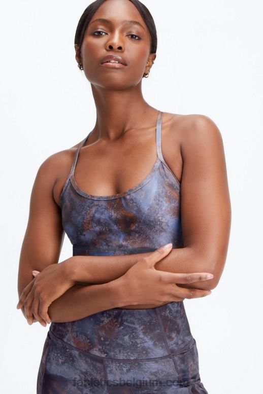 interstellair/poederblauw vrouwen emersyn omkeerbare bralette Fabletics LH20J1580