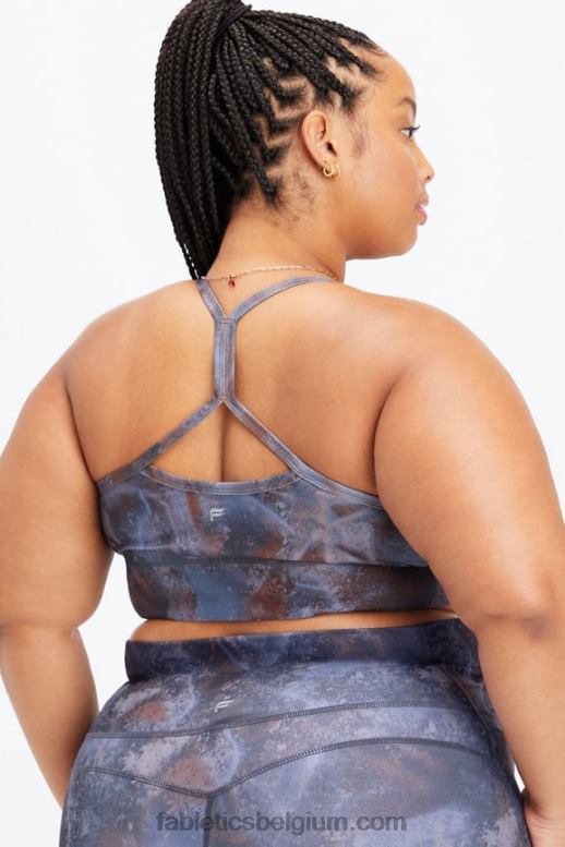 interstellair/poederblauw vrouwen emersyn omkeerbare bralette Fabletics LH20J1581