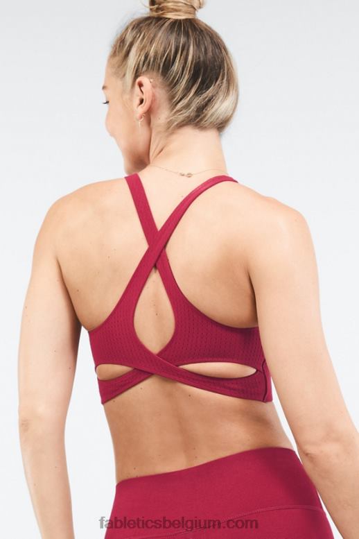 kers barstte vrouwen niet-bounce sculpt gebreide beha Fabletics LH20J1645